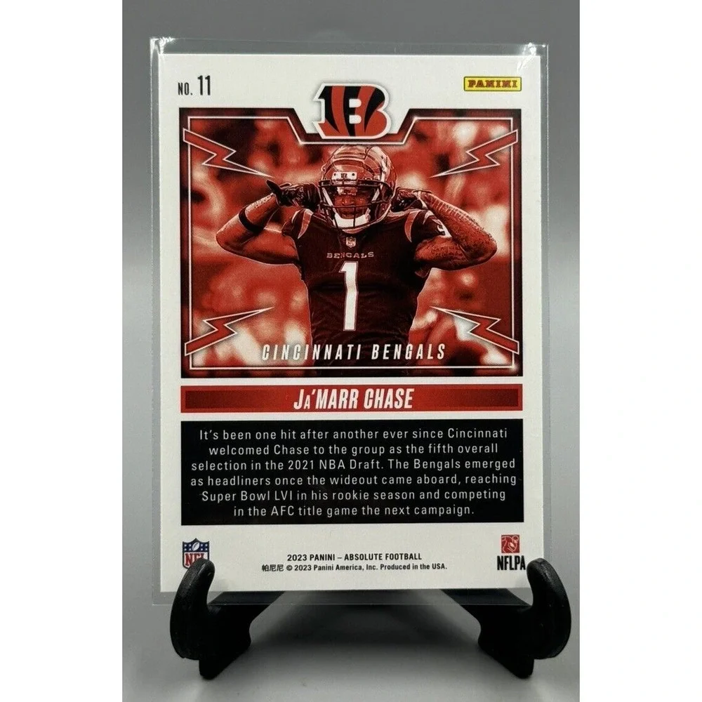 2023 Panini Absolute -‎ Rock Out #11 Ja'Marr Chase
